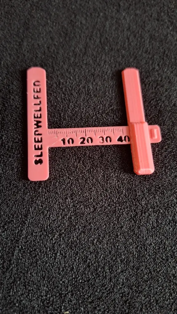 Réglette de mesure sleepwellfed (Rose pétant)